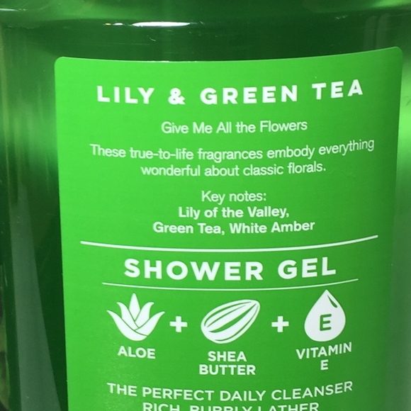 Bath & Body Works Makeup Lily Green Tea 3 Pc Bundle Poshmark